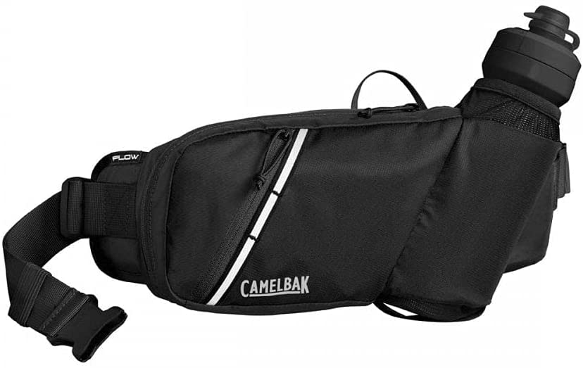 CamelBak Podium Flow Bike Hydration Belt - Easy Access Bottle Pocket - Podium Dirt Series Bottle - Adjustable Waist Buckle - Secure Zipper Pocket - Riding Belt - 21 Ounce