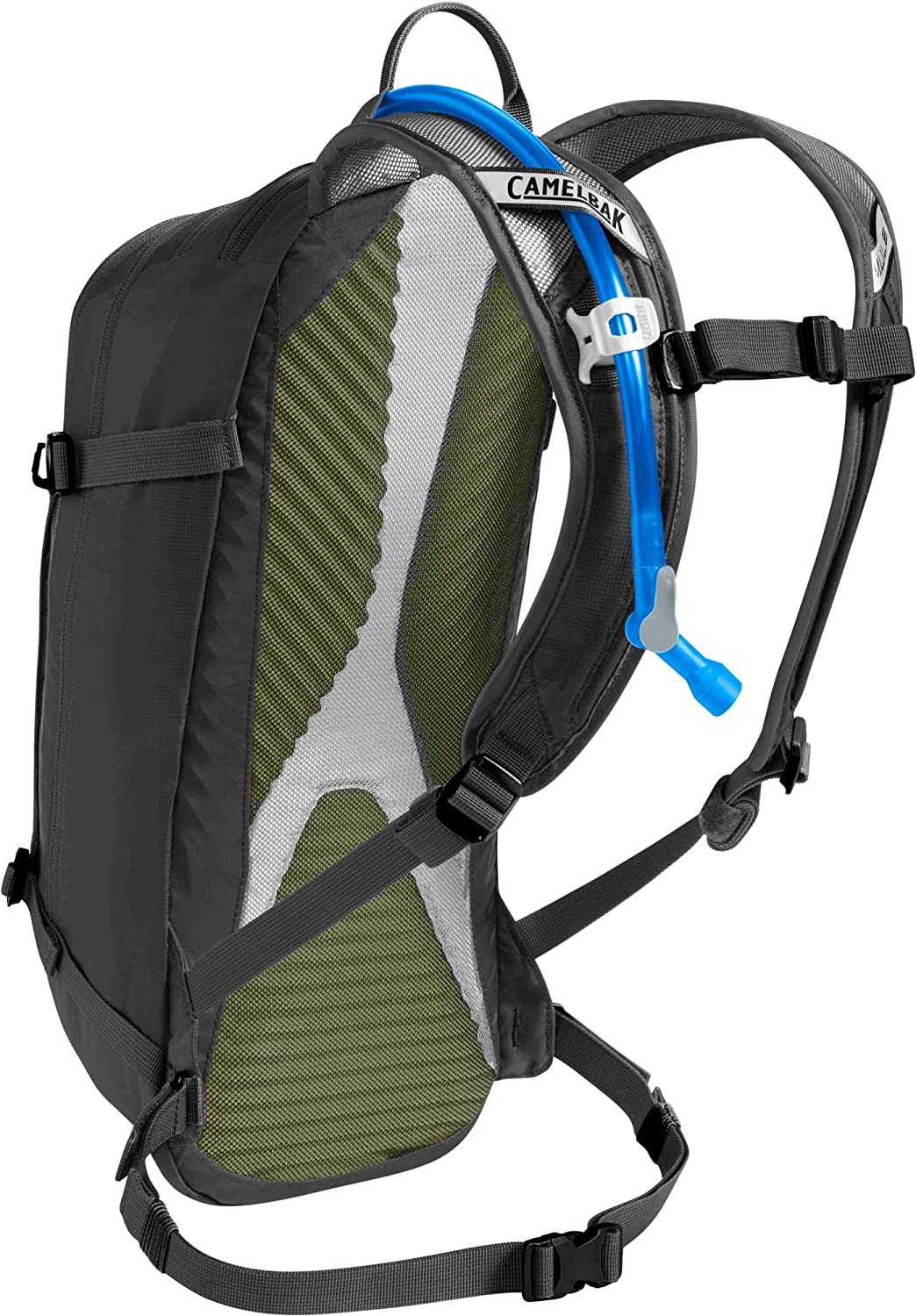 M.U.L.E. Mountain Biking Hydration Pack - Easy Refilling Hydration Backpack - Magnetic Tube Trap - 100 oz