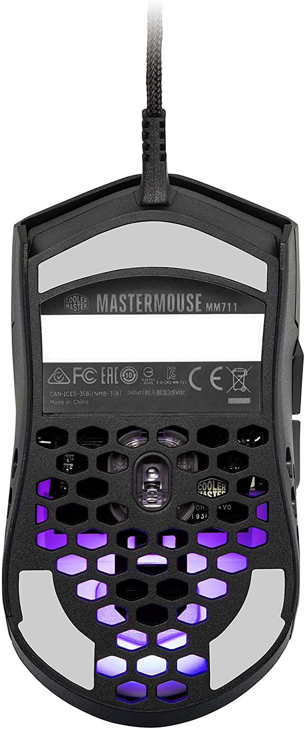 Cooler Master MM711 Matte Black Lightweight Wired Gaming Mouse