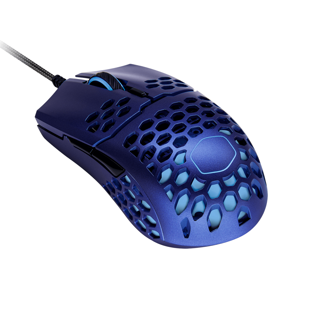 Cooler Master MM711 Metallic Blue Limited Edition Lightweight Wired Gaming Mouse