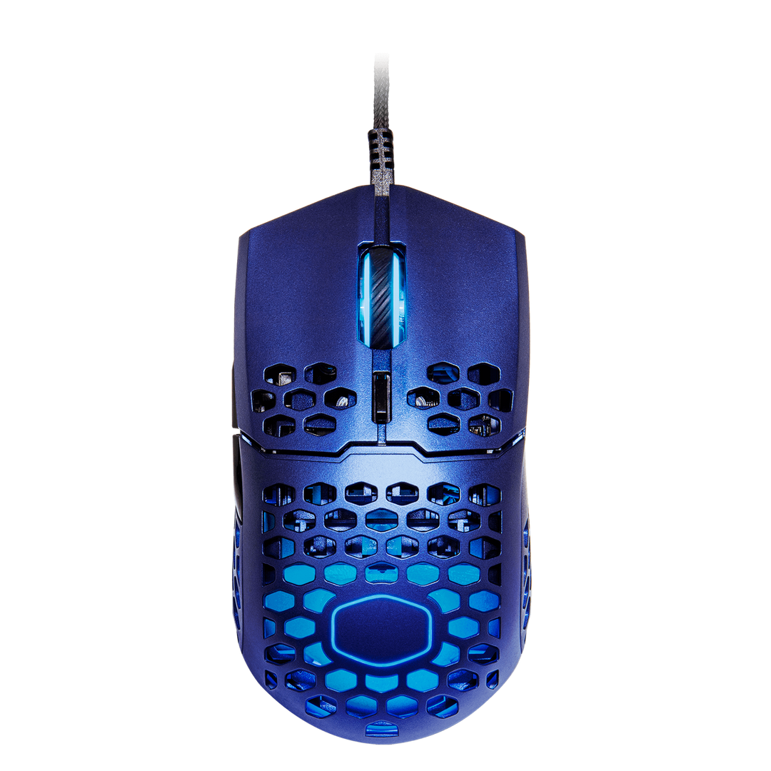 Cooler Master MM711 Metallic Blue Limited Edition Lightweight Wired Gaming Mouse